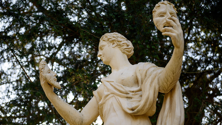 One of the Nine Muses at Stowe Gardens